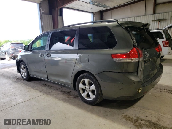 2012 Toyota Sienna LE AAS with VIN 5TDKK3DCXCS224922, listed as a Copart auction lot 57770865 with 210,320 mi miles and Salvage title. Bid and sale history available at DreamBid. Image 2.