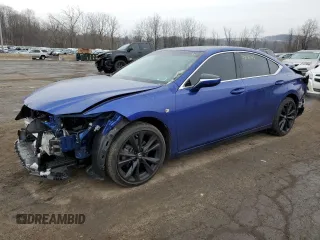 2022 Lexus ES 350 F Sport z VIN 58AGZ1B13NU121755, wystawiony jako Copart lot #43086845 z przebiegiem 48 490 mil mil oraz Szkoda całkowita • Salvage title. Historia ofert i sprzedaży dostępna na DreamBid. Obrazek 1.