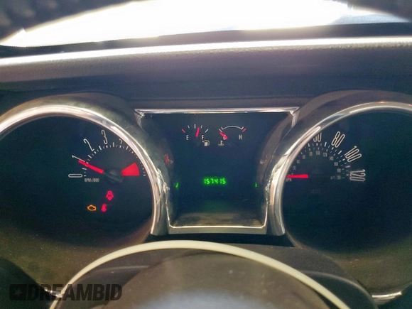 2006 Ford Mustang Standard with VIN 1ZVFT80N965159930, listed as a Copart auction lot 58993635 with 157,415 mi miles and Salvage title. Bid and sale history available at DreamBid. Image 9.