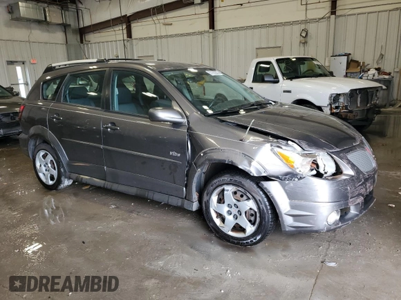 2008 Pontiac Vibe with VIN 5Y2SL65838Z407965, listed as a Copart auction lot 51702205 with 108,664 mi miles and Non Repairable. Bid and sale history available at DreamBid. Image 4.