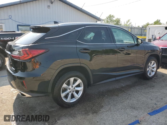 2017 Lexus RX 350 with VIN 2T2BZMCA5HC056345, listed as a Copart auction lot 60160915 with 187,081 mi miles and Salvage title. Bid and sale history available at DreamBid. Image 3.