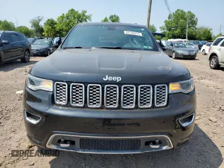 2017 Jeep Grand Cherokee Overland with VIN 1C4RJFCG9HC684850, listed as a Copart auction lot 62746974 with 0 mi miles and Salvage Title. Bid and sale history available at carsss.com. Image 5.