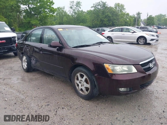 2006 Hyundai Sonata GLS z VIN KMHEU46CX6A075483, wystawiony jako IAAI lot #42376793 z przebiegiem 104 751 mil mil oraz . Historia ofert i sprzedaży dostępna na DreamBid. Obrazek 1.