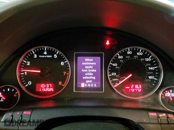 2005 Audi A4 3.2L with VIN WAUDG68E65A451450, listed as a Copart auction lot 88317535 with 172,772 mi miles and Salvage Title. Bid and sale history available at carsss.com. Image 9.