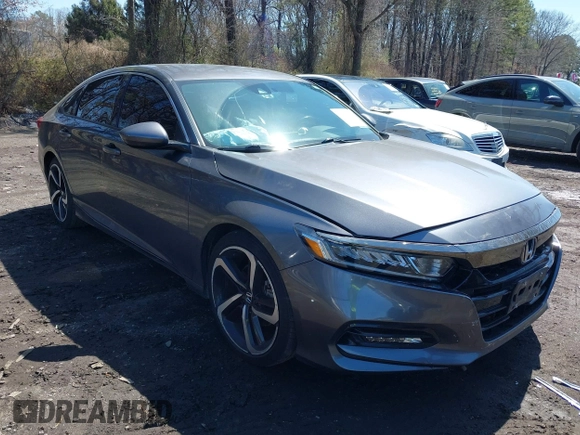 2019 Honda Accord Sport with VIN 1HGCV1F33KA135767, listed as a IAAI auction lot 41969916 with 65,302 mi miles and . Bid and sale history available at carsss.com. Image 1.