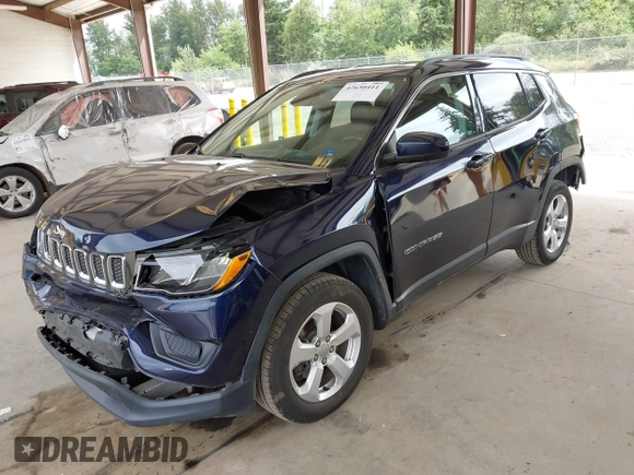 2018 Jeep Compass Latitude z VIN 3C4NJCBB3JT204766, wystawiony jako IAAI lot #42650411 z przebiegiem 72 704 mil mil oraz . Historia ofert i sprzedaży dostępna na DreamBid. Obrazek 16.