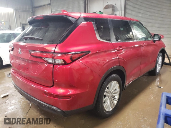 2023 Mitsubishi Outlander ES z VIN JA4J3TA80PZ009900, wystawiony jako Copart lot #44241325 z przebiegiem 38 486 mil mil oraz Szkoda całkowita • Salvage title. Historia ofert i sprzedaży dostępna na DreamBid. Obrazek 3.