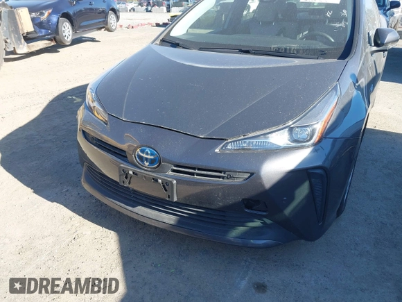 2022 Toyota Prius L Eco with VIN JTDKAMFU0N3173997, listed as a IAAI auction lot 42182489 with 41,220 mi miles and . Bid and sale history available at DreamBid. Image 6.