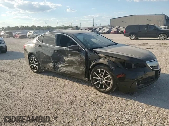 2016 Acura TLX V6 Advance with VIN 19UUB3F75GA001491, listed as a Copart auction lot 73559564 with 120,718 mi miles and Salvage Title. Bid and sale history available at carsss.com. Image 10.