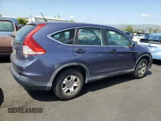 2013 Honda CR-V LX with VIN 3CZRM3H31DG703968, listed as a Copart auction lot 53812955 with 83,679 mi miles and Salvage Title. Bid and sale history available at carsss.com. Image 3.