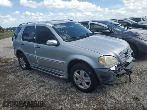 2005 Mercedes-Benz M-Class 3.7L with VIN 4JGAB57E65A519886, listed as a Copart auction lot 80159484 with 178,673 mi miles and Non Repairable. Bid and sale history available at carsss.com. Image 4.