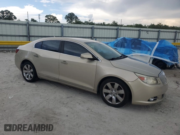 2010 Buick LaCrosse CXL with VIN 1G4GC5GG8AF138336, listed as a Copart auction lot 60421425 with 124,398 mi miles and Salvage title. Bid and sale history available at DreamBid. Image 4.