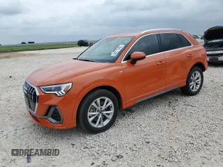 2022 Audi Q3 S line Premium Plus with VIN WA1EECF39N1149268, listed as a Copart auction lot 54211345 with 34,646 mi miles and Salvage title. Bid and sale history available at DreamBid. Image 1.