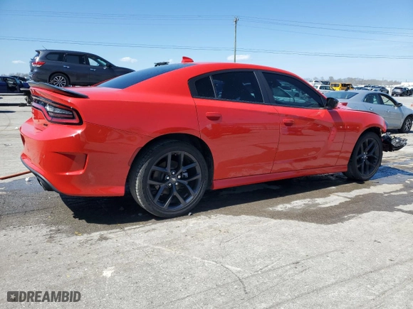 2021 Dodge Charger GT with VIN 2C3CDXHGXMH613146, listed as a Copart auction lot 49817615 with 33,383 mi miles and Salvage Title. Bid and sale history available at carsss.com. Image 3.