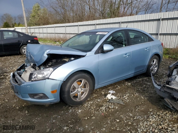 2011 Chevrolet Cruze LT w/1LT with VIN 1G1PF5S97B7223872, listed as a Copart auction lot 52734805 with 38,178 mi miles and Salvage Title. Bid and sale history available at carsss.com. Image 1.