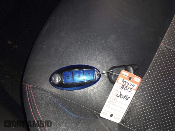 2013 Nissan Juke SV with VIN JN8AF5MV2DT210632, listed as a IAAI auction lot 41457639 with 106,520 mi miles and . Bid and sale history available at carsss.com. Image 11.