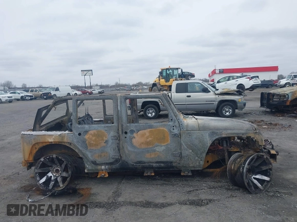 2008 Jeep Wrangler Unlimited Sahara with VIN 1J4GA59158L525516, listed as a IAAI auction lot 41611079 with Not Provided miles and . Bid and sale history available at DreamBid. Image 12.