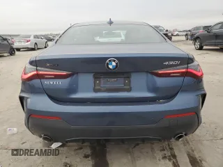 2021 BMW 4 Series 430i xDrive with VIN WBA73AP04MCG59981, listed as a Copart auction lot 46135765 with 37,966 mi miles and Salvage Title. Bid and sale history available at carsss.com. Image 6.