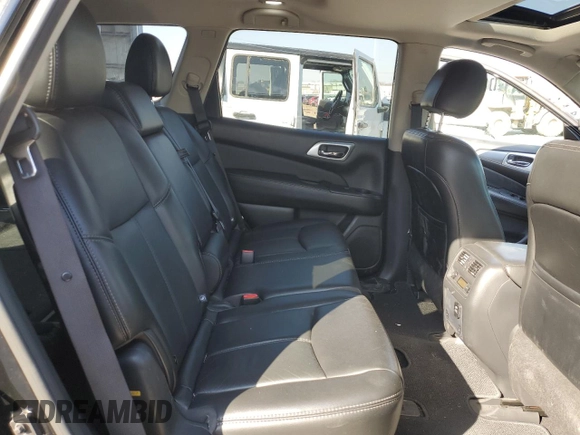 2017 Nissan Pathfinder SL with VIN 5N1DR2MM1HC632351, listed as a Copart auction lot 48970295 with 75,638 mi miles and Salvage Title. Bid and sale history available at DreamBid. Image 11.