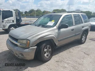 2003 Chevrolet TrailBlazer LS with VIN 1GNDT13SX32367807, listed as a IAAI auction lot 42070031 with 162,966 mi miles and . Bid and sale history available at DreamBid. Image 2.