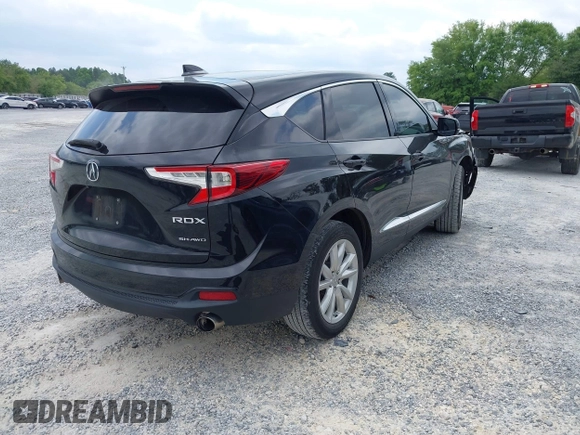 2019 Acura RDX with VIN 5J8TC2H34KL043662, listed as a IAAI auction lot 42031954 with 58,420 mi miles. Bid and sale history available at carsss.com. Image 4.