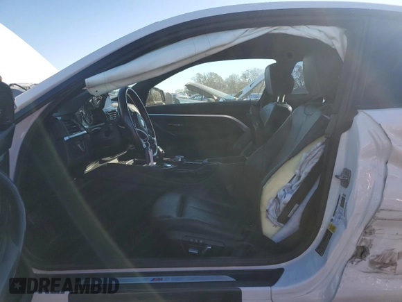 2016 BMW 4 Series 428i with VIN WBA3N7C58GK225681, listed as a Copart auction lot 87835985 with 67,683 mi miles and Salvage Title. Bid and sale history available at carsss.com. Image 7.