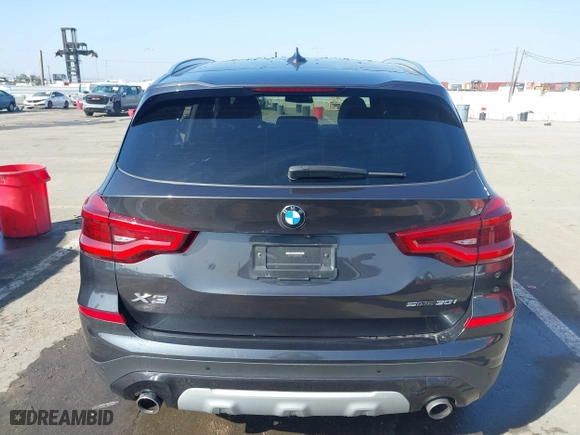 2021 BMW X3 sDrive30i with VIN 5UXTY3C08M9G12128, listed as a IAAI auction lot 41562192 with 33,977 mi miles. Bid and sale history available at carsss.com. Image 16.