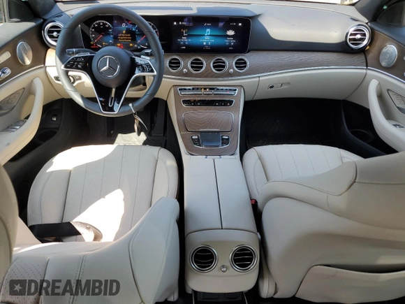 2023 Mercedes-Benz E 350 with VIN W1KZF8EB5PB132464, listed as a Copart auction lot 64983954 with 2,775 mi miles and Salvage Title. Bid and sale history available at DreamBid. Image 8.