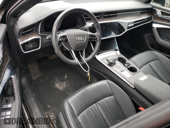2019 Audi A6 Premium Plus with VIN WAUE8AF25KN121607, listed as a Copart auction lot 48273544 with 57,002 mi miles. Bid and sale history available at carsss.com. Image 8.