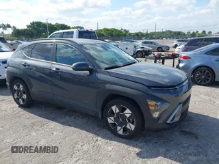 2024 Hyundai Kona SEL with VIN KM8HB3AB3RU116017, listed as a IAAI auction lot 42135879 with 21,204 mi miles and . Bid and sale history available at DreamBid. Image 1.