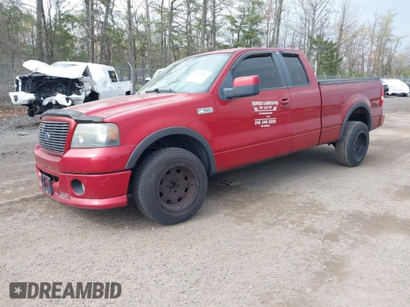 2008 Ford F-150 STX with VIN 1FTRX12W48KC19733, listed as a IAAI auction lot 41213502 with 240,267 mi miles and . Bid and sale history available at carsss.com. Image 2.
