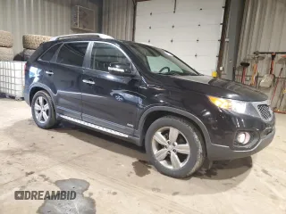 2012 Kia Sorento EX with VIN 5XYKUDA27CG281054, listed as a Copart auction lot 46639705 with 129,816 mi miles and Salvage Title. Bid and sale history available at carsss.com. Image 4.