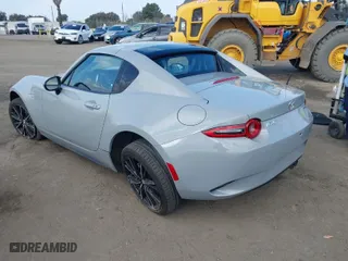 2024 Mazda MX-5 Miata RF Grand Touring with VIN JM1NDAM76R0602860, listed as a IAAI auction lot 41346197 with 1,891 mi miles. Bid and sale history available at carsss.com. Image 3.
