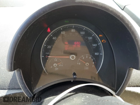 2007 Volkswagen Beetle with VIN 3VWRW31C87M507118, listed as a Copart auction lot 56929865 with 130,196 mi miles and Salvage title. Bid and sale history available at DreamBid. Image 9.