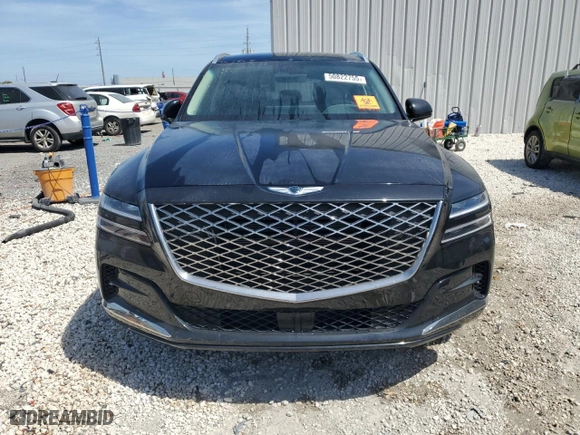 2024 Genesis GV80 with VIN KMUHBDSB1RU180417, listed as a Copart auction lot 50822755 with 21,279 mi miles and Non Repairable. Bid and sale history available at carsss.com. Image 5.