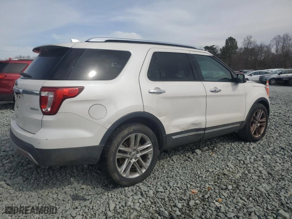 2016 Ford Explorer Limited with VIN 1FM5K7FH9GGC20109, listed as a Copart auction lot 47634175 with 159,299 mi miles and Clean Title. Bid and sale history available at carsss.com. Image 3.