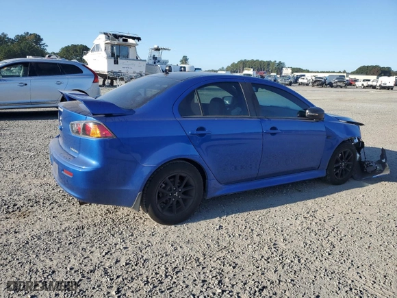 2017 Mitsubishi Lancer ES with VIN JA32U2FU8HU011656, listed as a Copart auction lot 75515664 with 119,981 mi miles and Salvage Title. Bid and sale history available at carsss.com. Image 3.