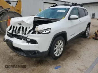 2017 Jeep Cherokee Latitude with VIN 1C4PJMCS9HW646789, listed as a Copart auction lot 54574745 with 103,537 mi miles and Salvage Title. Bid and sale history available at DreamBid. Image 1.