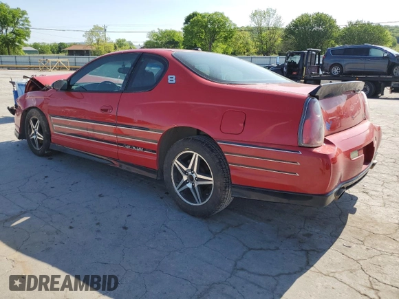 2004 Chevrolet Monte Carlo SS Supercharged z VIN 2G1WZ151749378201, wystawiony jako Copart lot #52574105 z przebiegiem 113 168 mil mil oraz Czysty tytuł • Clean title. Historia ofert i sprzedaży dostępna na DreamBid. Obrazek 2.