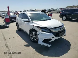 2021 Honda HR-V EX-L with VIN 3CZRU5H74MM715807, listed as a Copart auction lot 49443495 with 43,775 mi miles and Salvage Title. Bid and sale history available at carsss.com. Image 14.