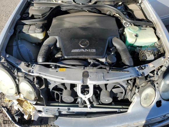 2002 Mercedes-Benz CLK-Class AMG with VIN WDBLJ74G62T095979, listed as a Copart auction lot 41872895 with 98,556 mi miles and Salvage Title. Bid and sale history available at carsss.com. Image 13.