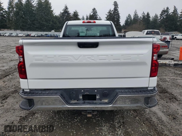 2023 Chevrolet Silverado 1500 Work Truck with VIN 3GCNAAED7PG301679, listed as a Copart auction lot 46374295 with 7,856 mi miles and Clean Title. Bid and sale history available at carsss.com. Image 6.