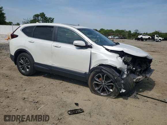 2021 Honda CR-V EX with VIN 5J6RW2H54MA002751, listed as a Copart auction lot 54491475 with 0 mi miles and Clean Title. Bid and sale history available at carsss.com. Image 4.