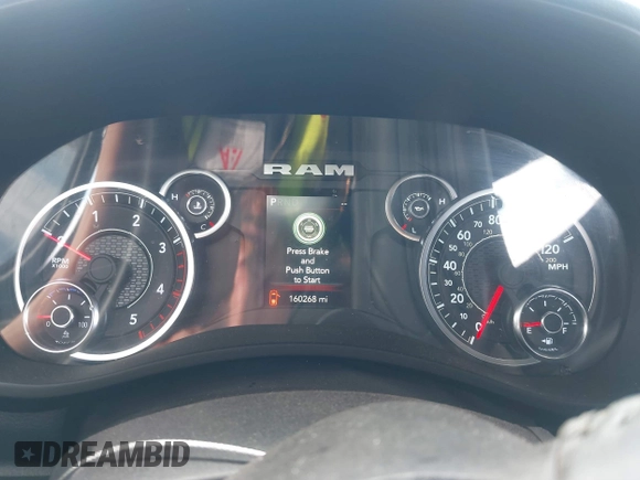 2022 Ram 2500 Big Horn with VIN 3C6UR5DL2NG167320, listed as a IAAI auction lot 41823301 with 160,268 mi miles and . Bid and sale history available at DreamBid. Image 7.