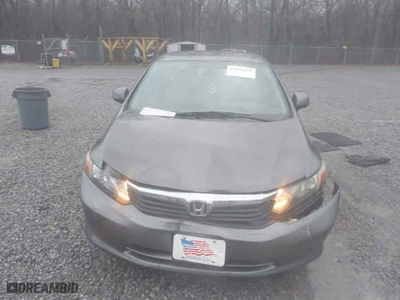 2012 Honda Civic Sdn LX with VIN 2HGFB2F56CH578205, listed as a IAAI auction lot 41016919 with 104,515 mi miles. Bid and sale history available at carsss.com. Image 12.
