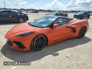 2021 Chevrolet Corvette 2LT with VIN 1G1YB3D44M5112278, listed as a Copart auction lot 73729174 with 0 mi miles and Salvage Title. Bid and sale history available at carsss.com. Image 1.