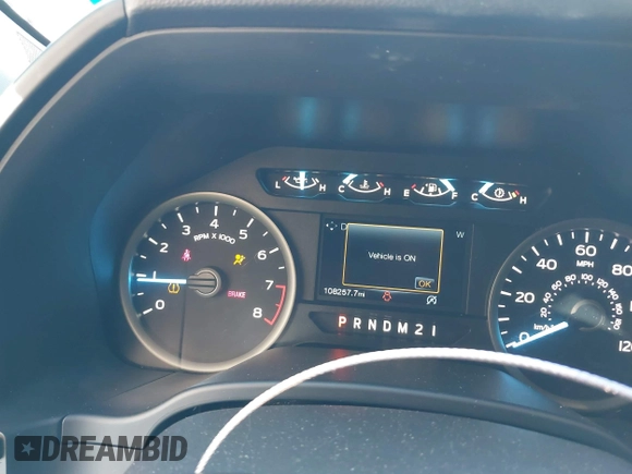 2019 Ford F-150 XL with VIN 1FTEW1CB3KKC43753, listed as a IAAI auction lot 41036512 with 108,257 mi miles and . Bid and sale history available at carsss.com. Image 7.