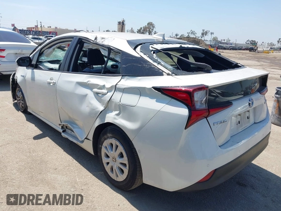 2020 Toyota Prius L Eco with VIN JTDKARFU3L3107048, listed as a IAAI auction lot 41973416 with 41,773 mi miles and . Bid and sale history available at DreamBid. Image 3.