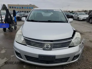 2007 Nissan Versa 1.8 S with VIN 3N1BC13E77L407861, listed as a Copart auction lot 49448835 with 211,684 mi miles and Salvage Title. Bid and sale history available at carsss.com. Image 5.