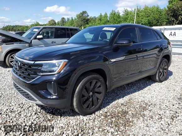 2024 Volkswagen Atlas SE with VIN 1V2JE2CA3RC213573, listed as a Copart auction lot 55290605 with 24,278 mi miles and Salvage title. Bid and sale history available at DreamBid. Image 1.